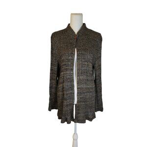 En Focus Studio VTG Cardigan Sweater Size 18 Brown Preppy Career Casual 90s Y2K